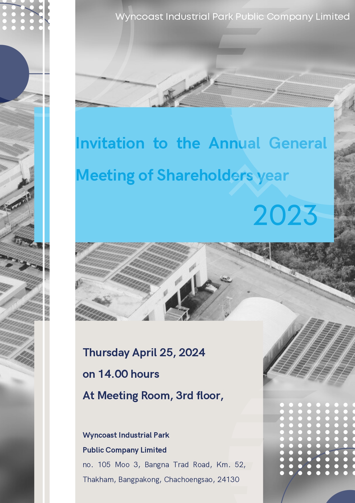 You are currently viewing Publicity of the Annual General Meeting of Shareholders 2024